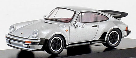 京商オリジナル 1/64 ポルシェ 911ターボ(930) (シルバー)[京商]《在庫