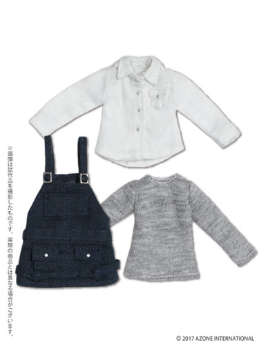 ピコニーモ用 1/12 BlackRavenClothing サロペットカジュアルドレス