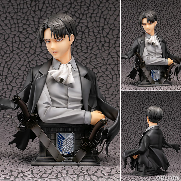 進撃の巨人「リヴァイ」胸像フィギュア カラーver 1/3 完成品