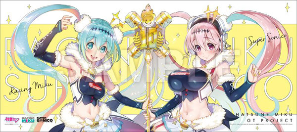 初音ミク レーシングVer.2018 マイクロファイバースポーツタオル すー