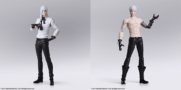 中古】(本体A/箱B)NieR：Automata BRING ARTS アダム ＆ イヴ