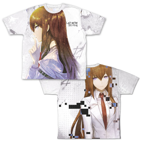 STEINS；GATE 牧瀬紅莉栖 両面フルグラフィックTシャツ/M（再販