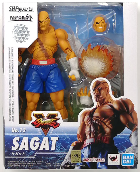 中古】(本体A/箱B)S.H.Figuarts ストリートファイターV サガット(魂