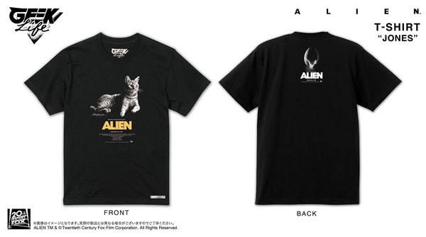 ALIEN JONES T-shirt Artwork by Rockin'Jelly Bean BLK/ L[GEEK LIFE