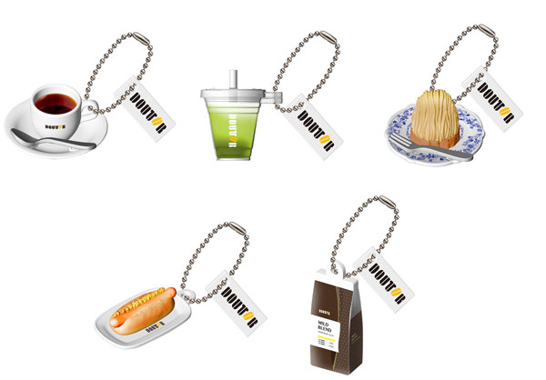 ドトールコーヒーショップ ドトールマスコットチャーム2 20個入りBOX