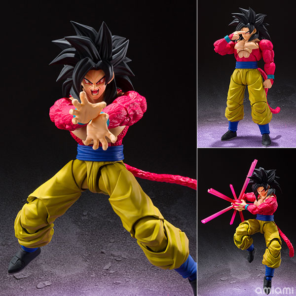 中古】(本体A/箱B)S.H.Figuarts スーパーサイヤ人4孫悟空