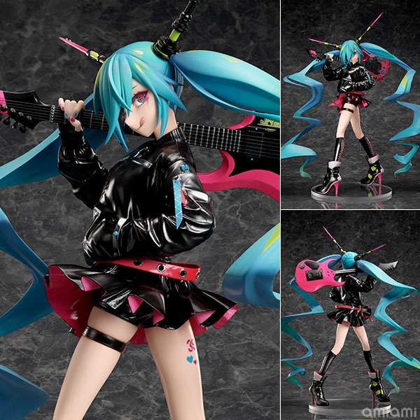中古】(本体A/箱B)初音ミク LAMロックシンガー Ver. 1/7 完成品