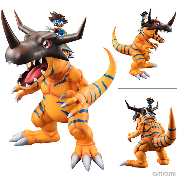 G.E.M.シリーズ デジモンアドベンチャー グレイモン＆八神太一 完成品