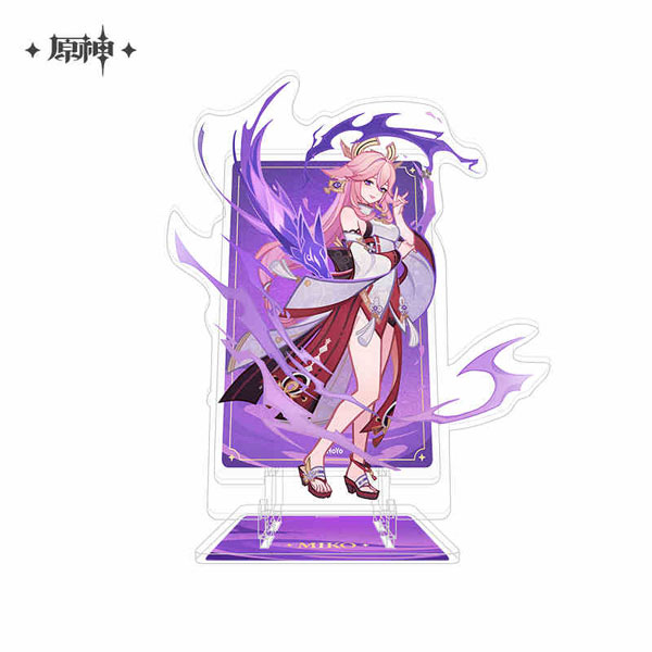 原神 七聖召喚大会シリーズ キャラアクリルスマホスタンド 八重神子
