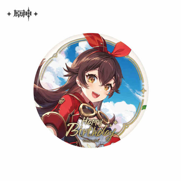 原神 「命定の日」 キャラ缶バッジ アンバー(2022)[miHoYo]《発売済