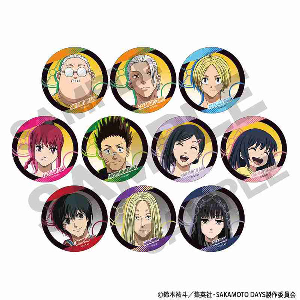 SAKAMOTO DAYS トレーディング缶バッジ 10個入りBOX[クラックス]《在庫