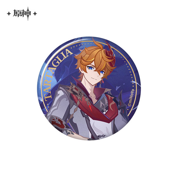 原神 七聖召喚大会シリーズ キャラ缶バッジ タルタリヤ[miHoYo]《発売