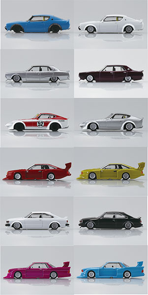 1/64 ダイキャストミニカー グラチャンコレクション BEST 3 12個入BOX