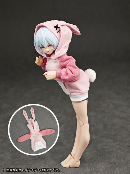 パーティアニマルガール ルームウェア うさぎパーカー (ドール用