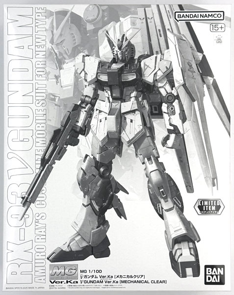 MG 1/100 νガンダム Ver.Ka [メカニカルクリア] プラモデル (イベント限定)