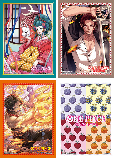 ONE PIECEカードゲーム オフィシャルカードスリーブ10 4種セット