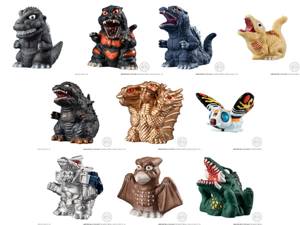 GODZILLA SOFVIDOLL 10個入りBOX (食玩)[バンダイ]《在庫切れ》