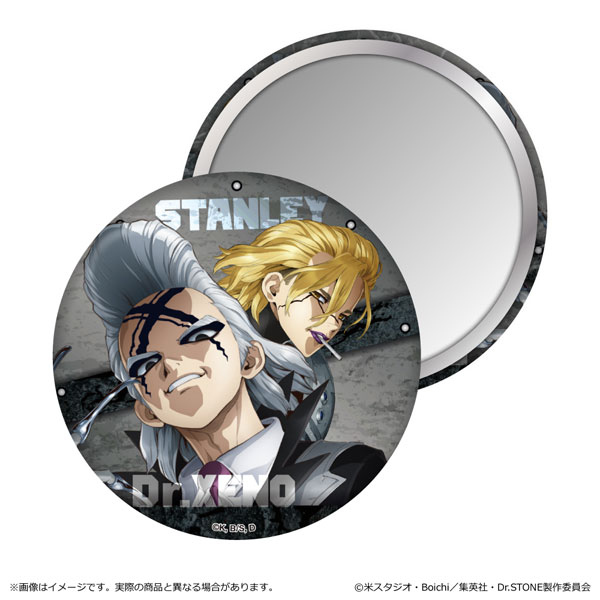 Dr.STONE 缶ミラー Dr.ゼノ/スタンリー・スナイダー[清水産業]《在庫切れ》