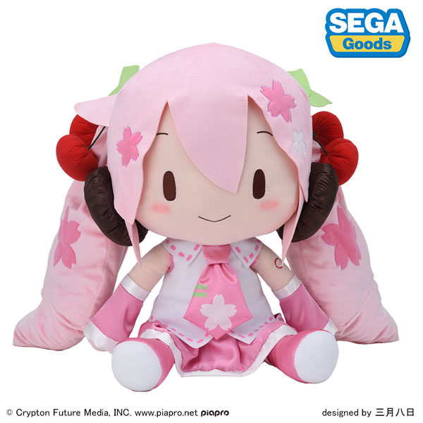 初音ミクシリーズ 桜ミク ふわぷち どでかジャンボぬいぐるみ[セガ