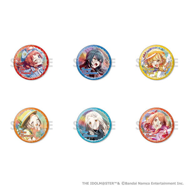 学園アイドルマスター トレーディングオーロラ缶バッジ Vol.1 6個入り