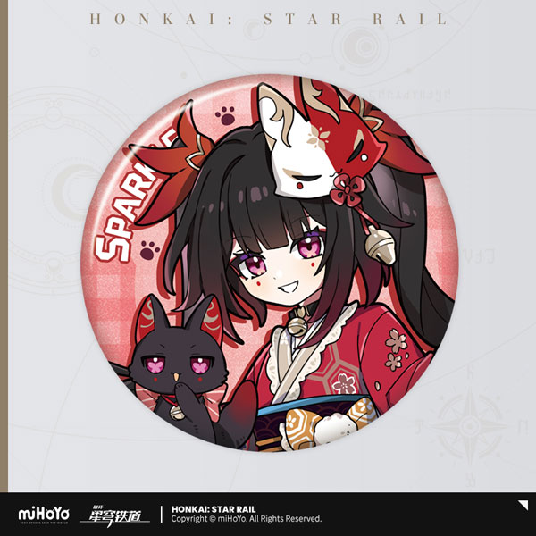 崩壊：スターレイル ちびねこシリーズ 缶バッジ 花火[miHoYo]《在庫切れ》