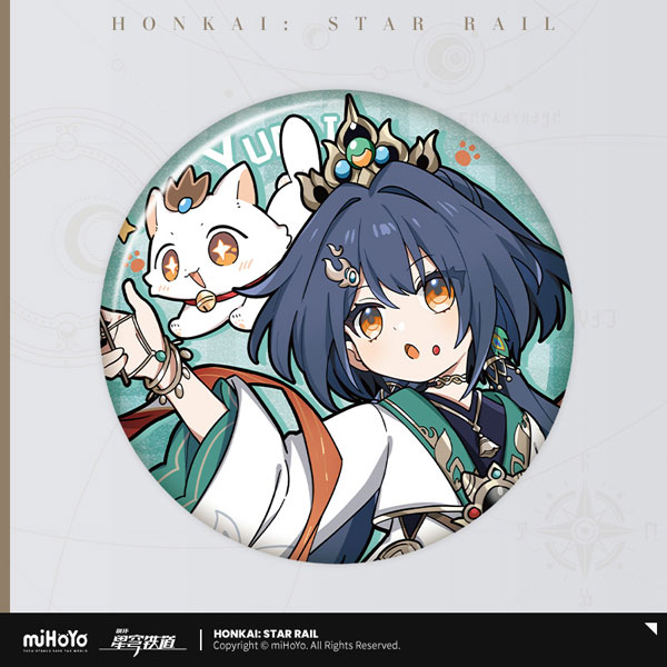 崩壊：スターレイル ちびねこシリーズ 缶バッジ 雲璃[miHoYo]《発売済