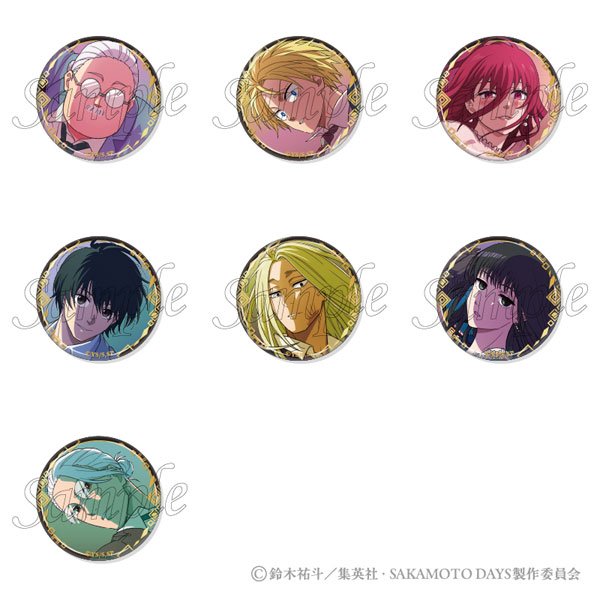 SAKAMOTO DAYS Party Mission トレーディング箔押し缶バッジ 7個入り