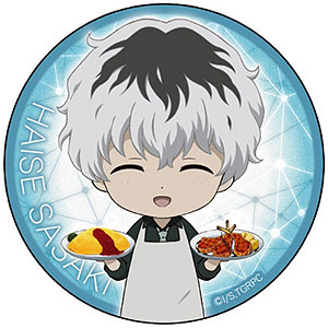 東京喰種トーキョーグール：re パール紙缶バッジ 佐々木琲世(描き