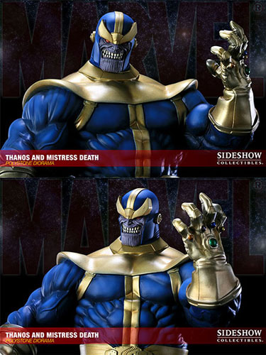 マーベル ジオラマスタチュー サノス＆ミストレス・デス 完成品 単品