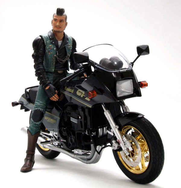 スタチュー＋バイクセット 1/12 キリン モヒ＋GPZ900R改[マイル