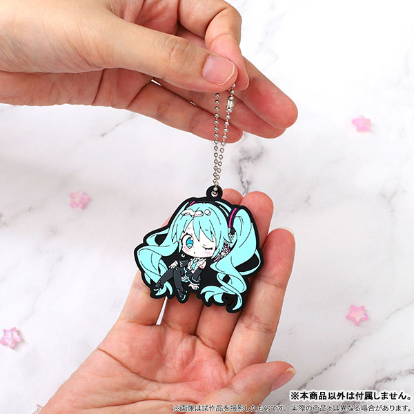 初音ミクシリーズ ラバーキーホルダーコレクション 初音ミク16thBD 5個