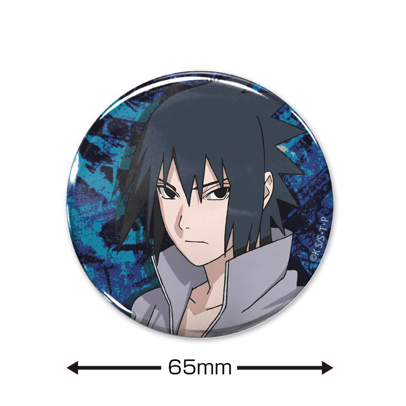 NARUTO -ナルト- 疾風伝 うちはサスケ 65mm缶バッジ（再販）[コスパ