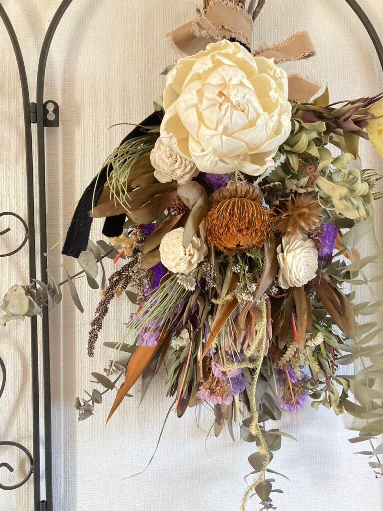 ドライフラワーリース ～Botanical～ ハンドメイド・オーダー ドライ