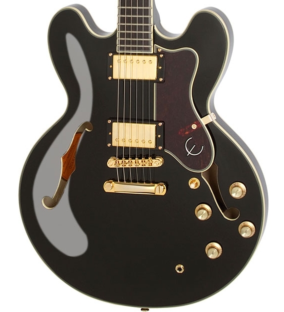 Epiphone Sheraton II Pro Ebony エピフォン エレキギター セミアコ
