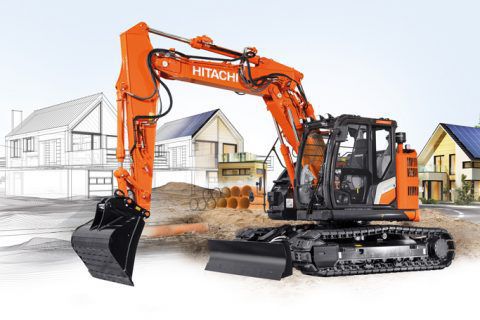 中型油圧ショベル - ZX135US-7 - Hitachi Construction Machinery