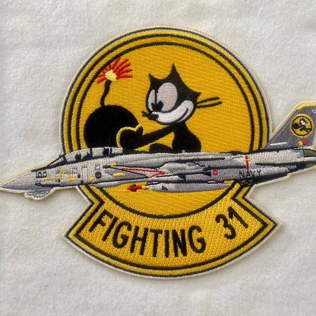 米海軍 F-14 トムキャット VF-31 フィリックス 刺繍パッチの通販 by