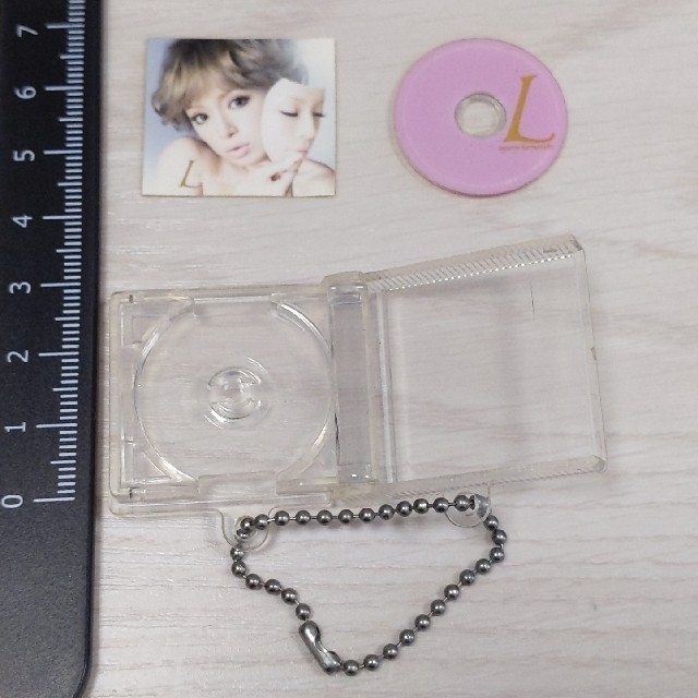 浜崎あゆみ ガチャ CDキーホルダー コンパクトCD キーチェーン CD風の