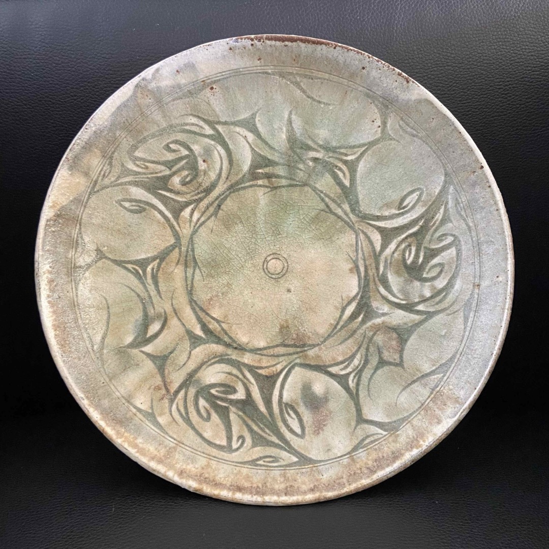 坂口健 白化粧掻落鉢 盛鉢 大皿 25cm 皿 器 作家もの 作陶展 坂口健 白