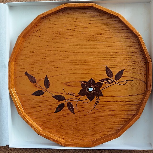 16角盆 直径31cm 高さ 2cm 秋田県角館 桜皮貝入鉄仙 くさ忠の通販 by