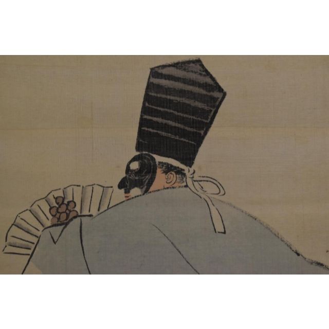 真作】八尾春堂/三番叟図/三幅対/祝事人物図/掛軸☆宝船☆Z-699