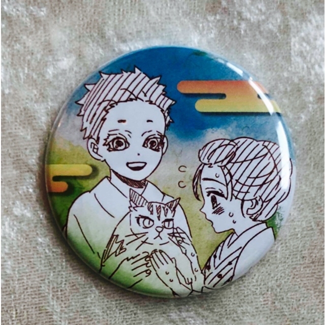 鬼滅の刃 原画展 コレクション缶バッジ プチ 猗窩座 拍治 恋雪の通販
