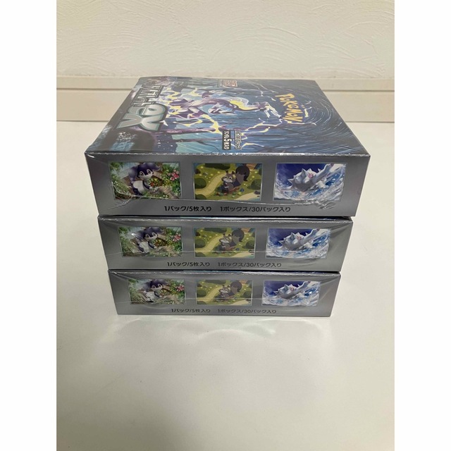 ポケモン - ポケモンカードゲーム バイオレットex 3BOX シュリンク付き