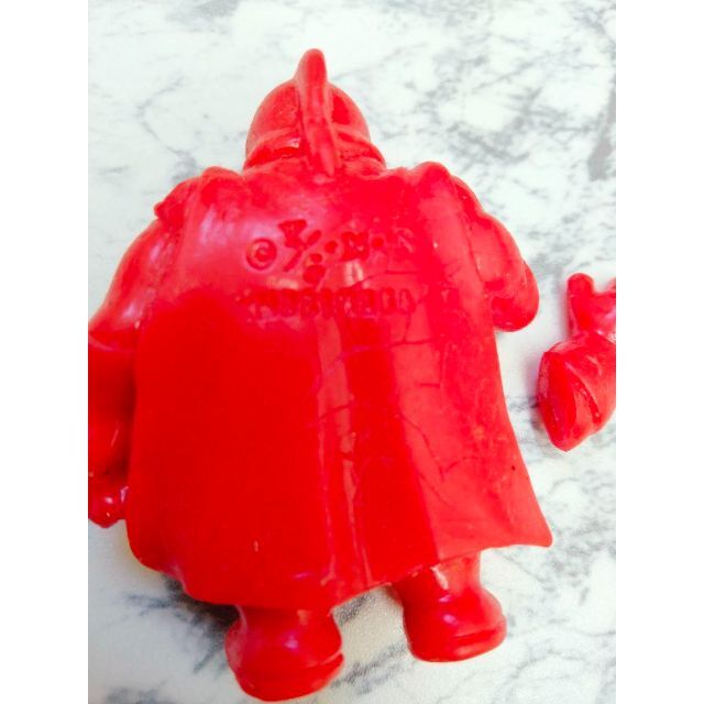当時物☆激レア☆キン肉大王 赤色(キン肉マン)昭和のキン消し☆森永