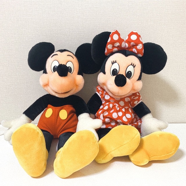 Disney - ミッキーマウス ミニーマウス ジャンボサイズ ぬいぐるみ