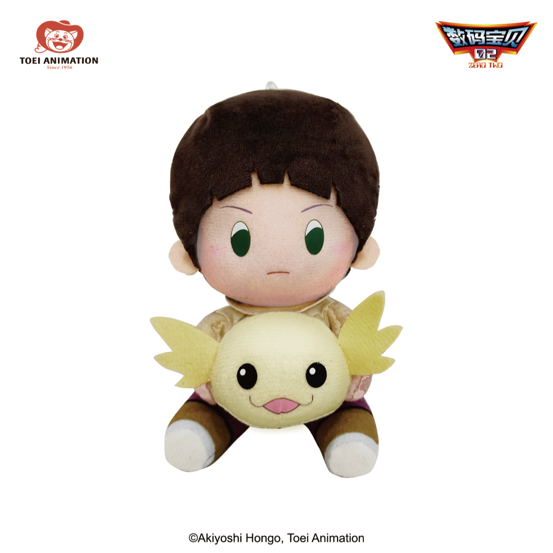 デジモンアドベンチャー02 東映海外正規品 おすわりぬいぐるみ 【箱