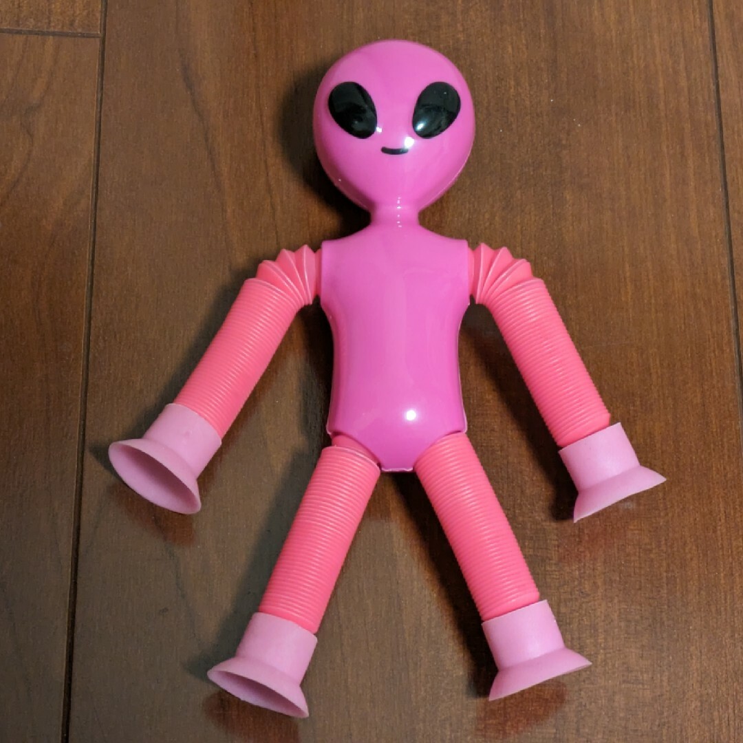 ピンク色 スーパーノビルンダー ポップチューブ 宇宙人（エイリアン