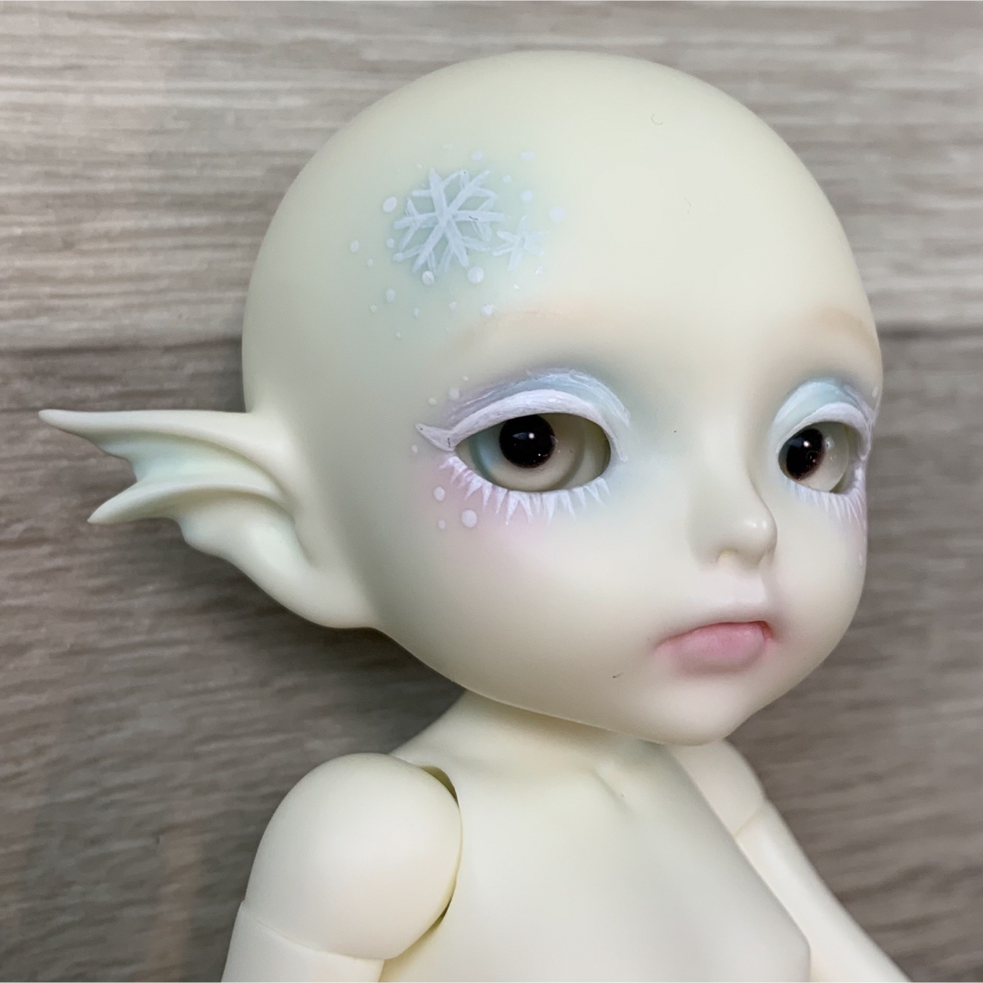 球体関節人形 ドール 人魚 マーメイド クリア 透明 カスタムメイクの