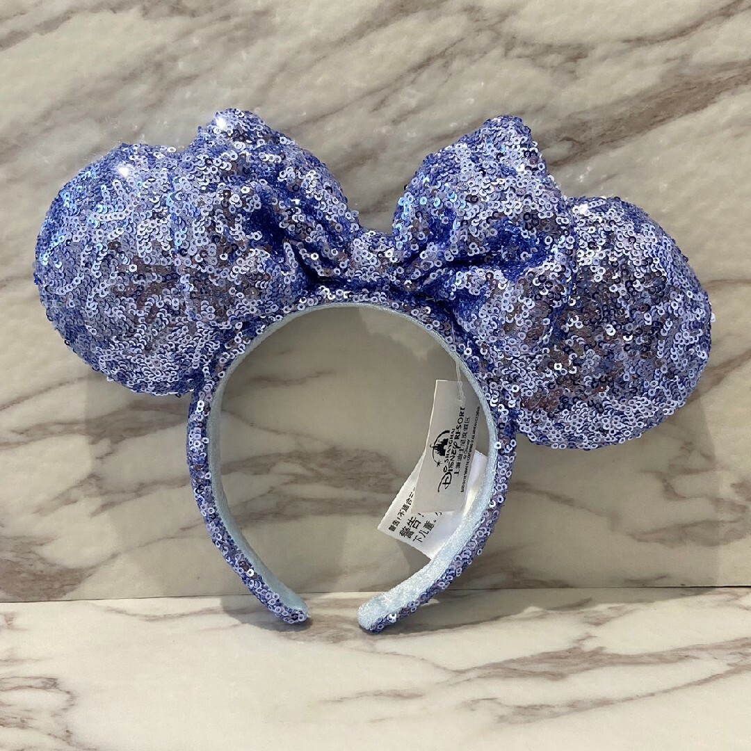 Disney - ディズニー カチューシャ スパンコール 青 ブルーの通販 by