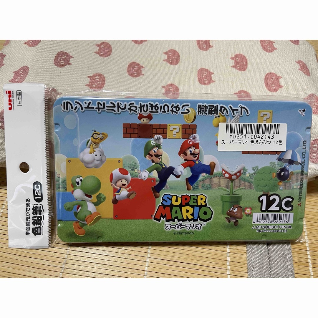 任天堂 - スーパーマリオ 色鉛筆 12色セットの通販 by Bell's shop