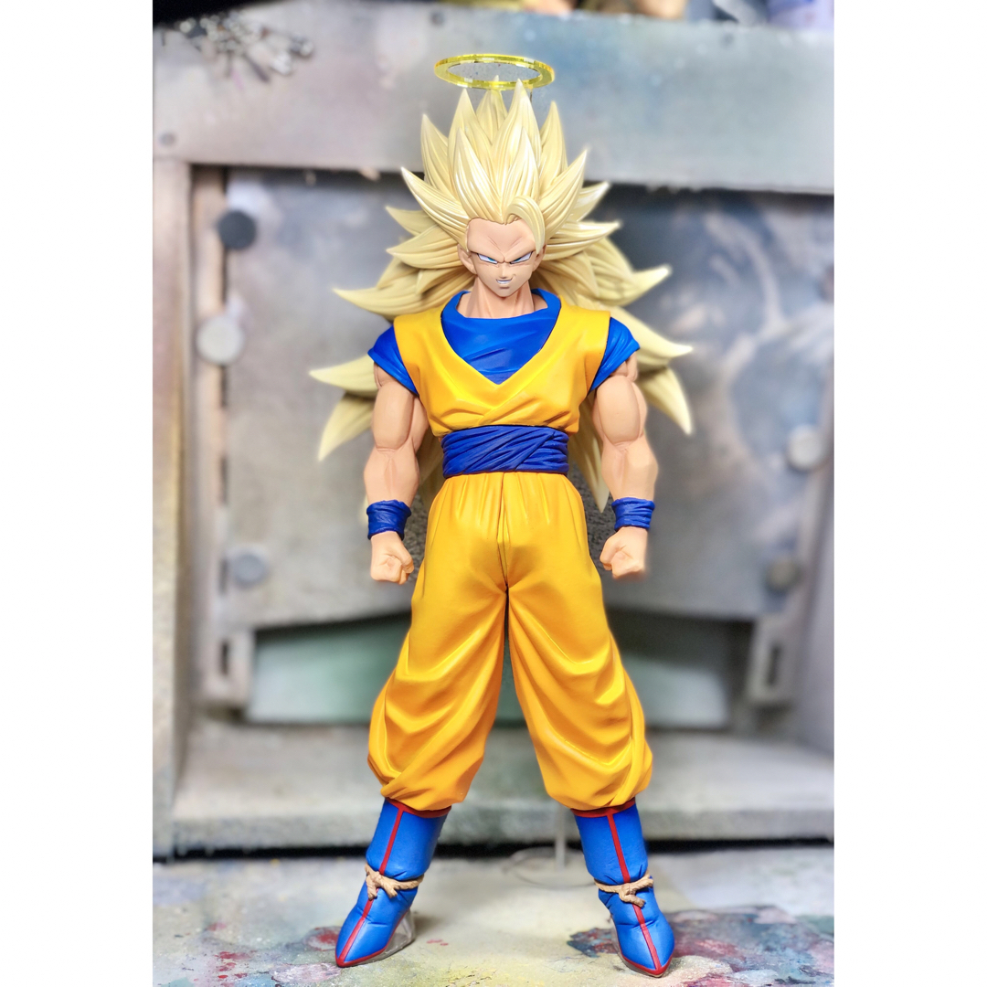 リペイント 改造 ドラゴンボール 悟空 スーパーサイヤ人3 フィギュア